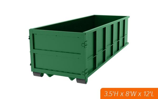 10-yard dumpsters can be used to dispose of various types of waste, including construction debris, household items, and more