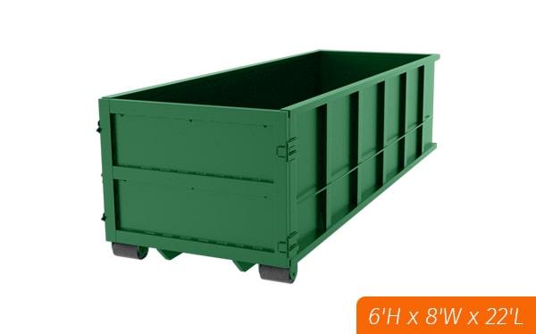 thirty yard dumpsters can typically hold between 4-5 tons of weight